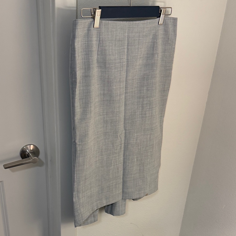 Express Light Gray Pencil Skirt